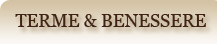 Terme e Benessere